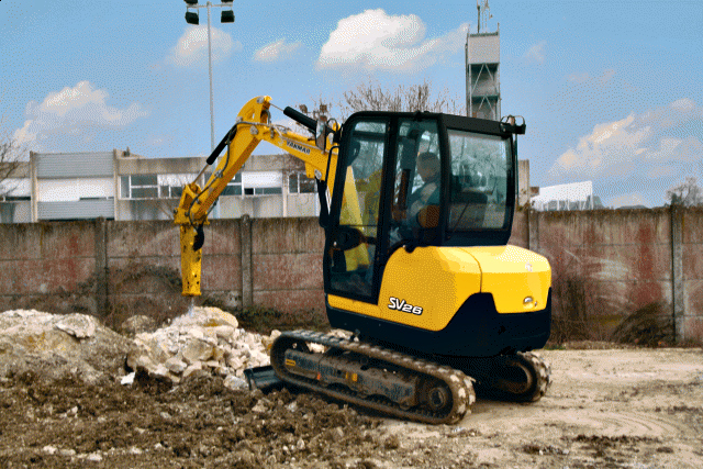The Suggested Mini Excavator By Yanmar